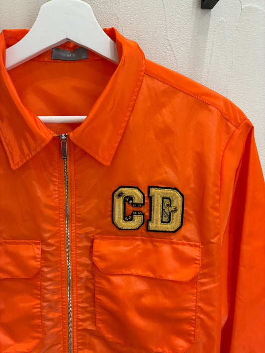 Dior X Kenny Scharf Orange Embroidered Windbreaker