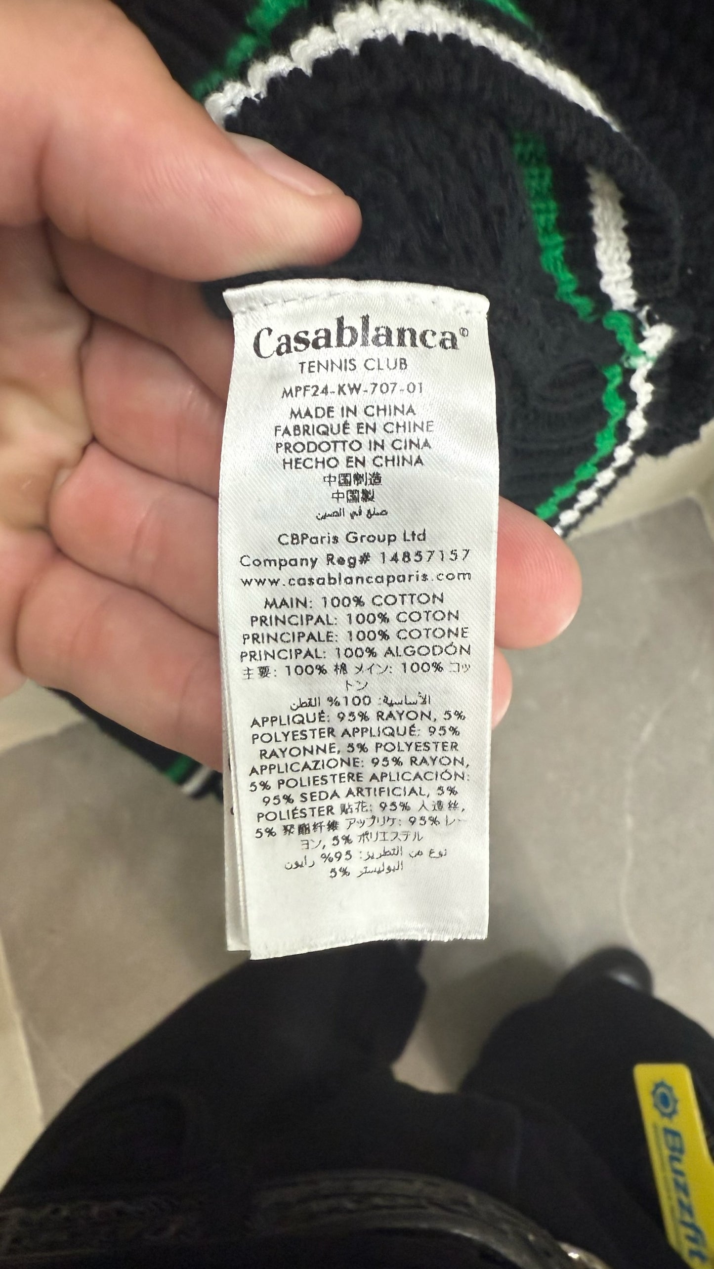 Casablanca Crochet Tennis Shirt