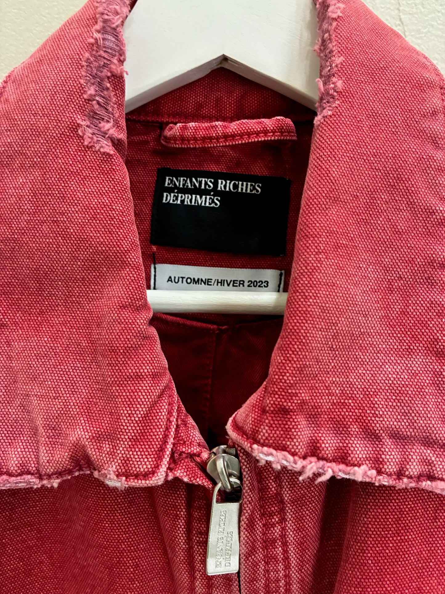 Enfant Riches Deprimes Italian Romance Zip Up Jacket 'Red"