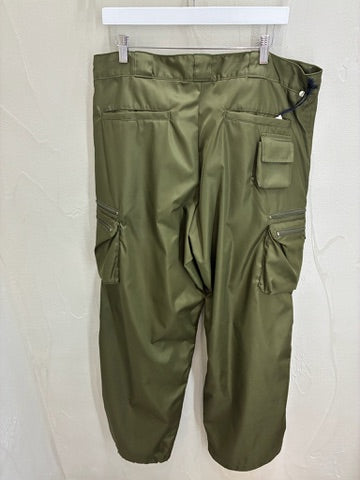Prada Re-Nylon Cargo Pants Green