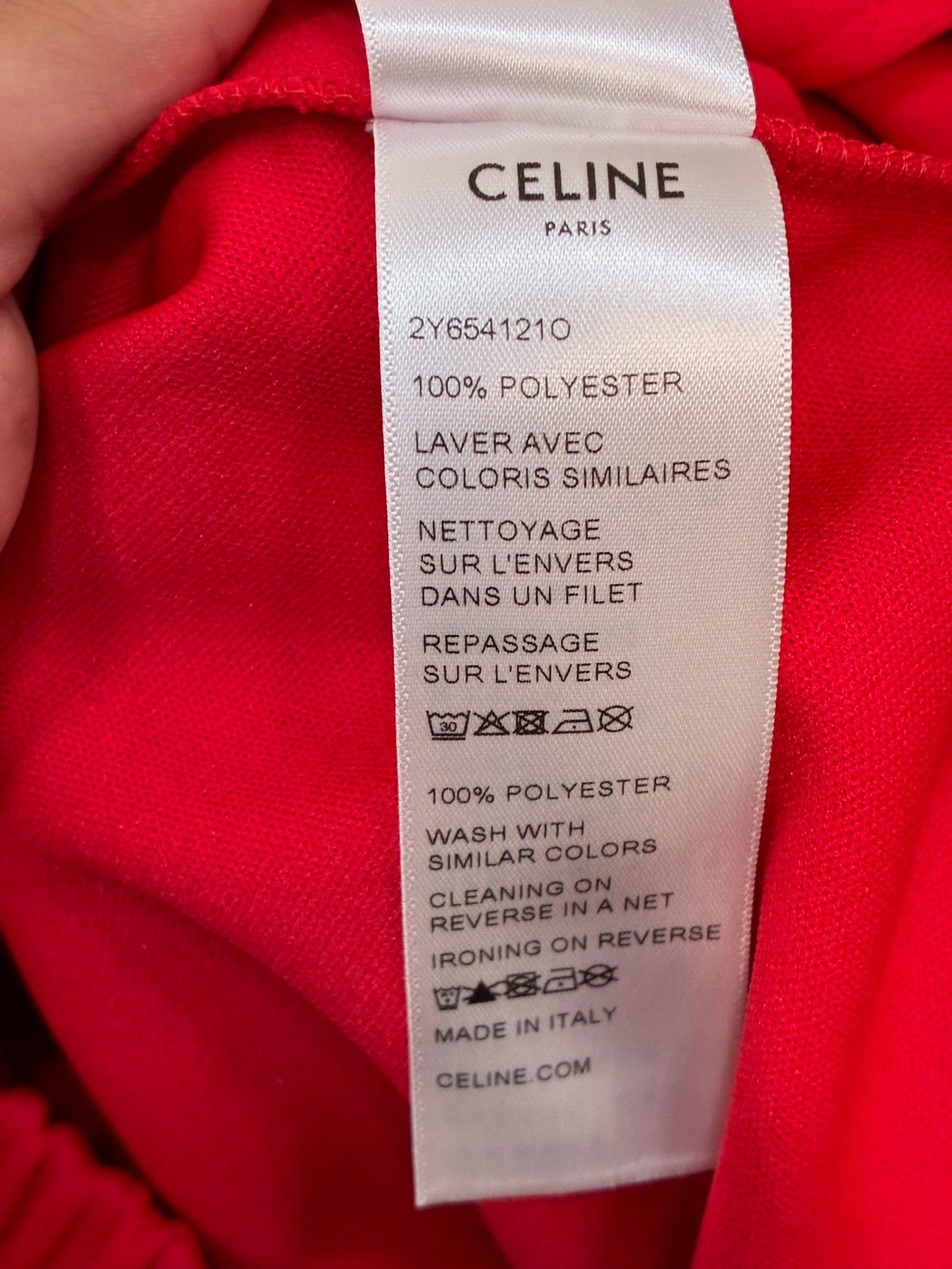 Celine Print Jersey Track Jacket