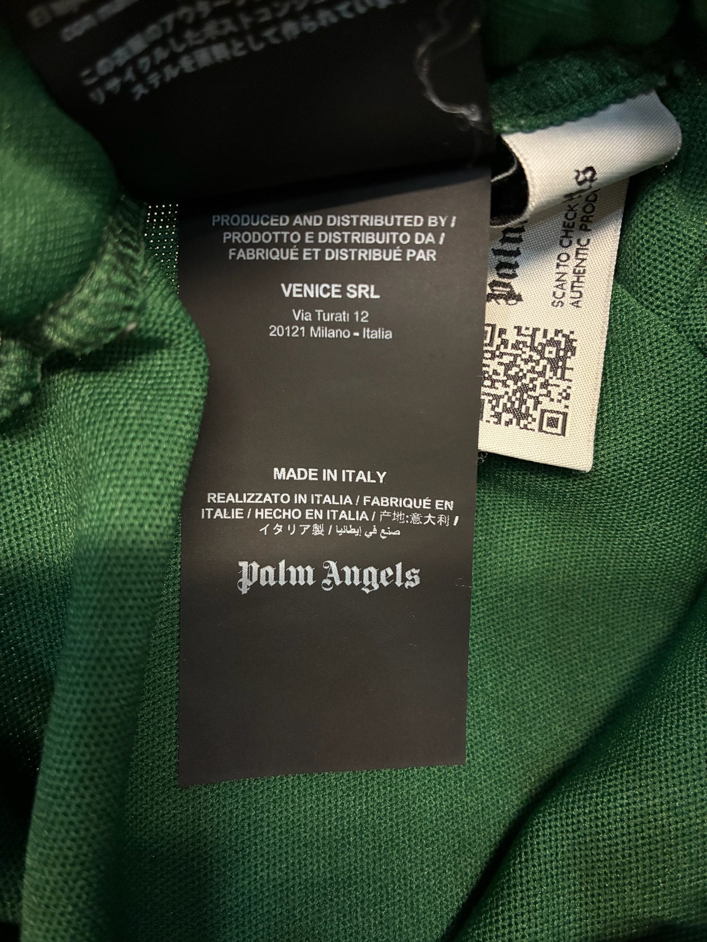Palm Angels Track Pants Green