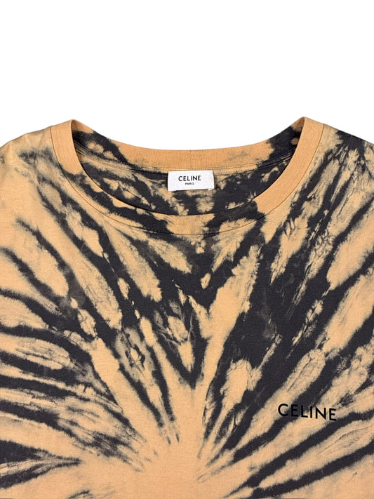 Celine Loose Logo Tie Dye T Shirt