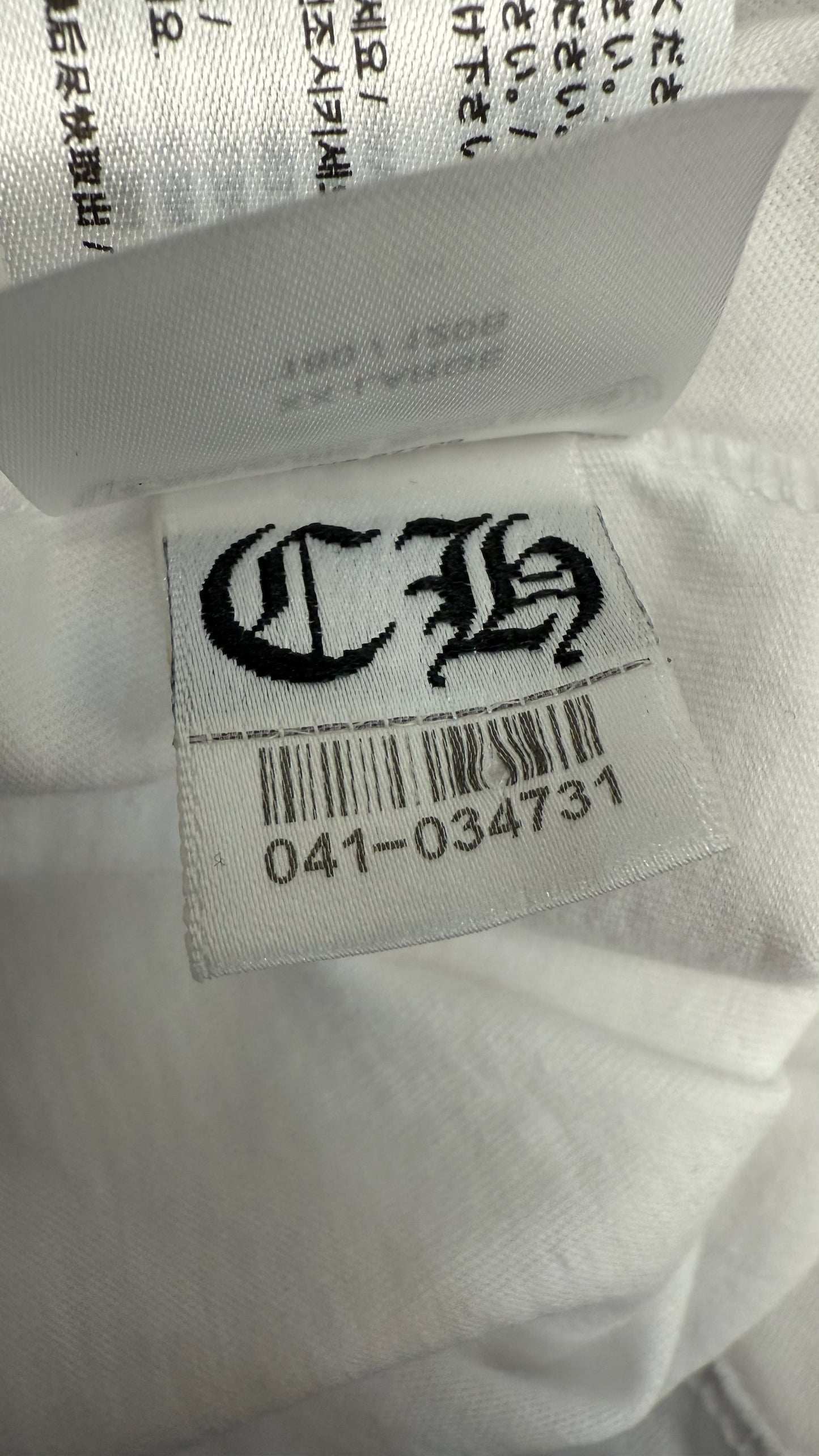 Chrome Hearts Las Vegas Horseshoe White T-Shirt