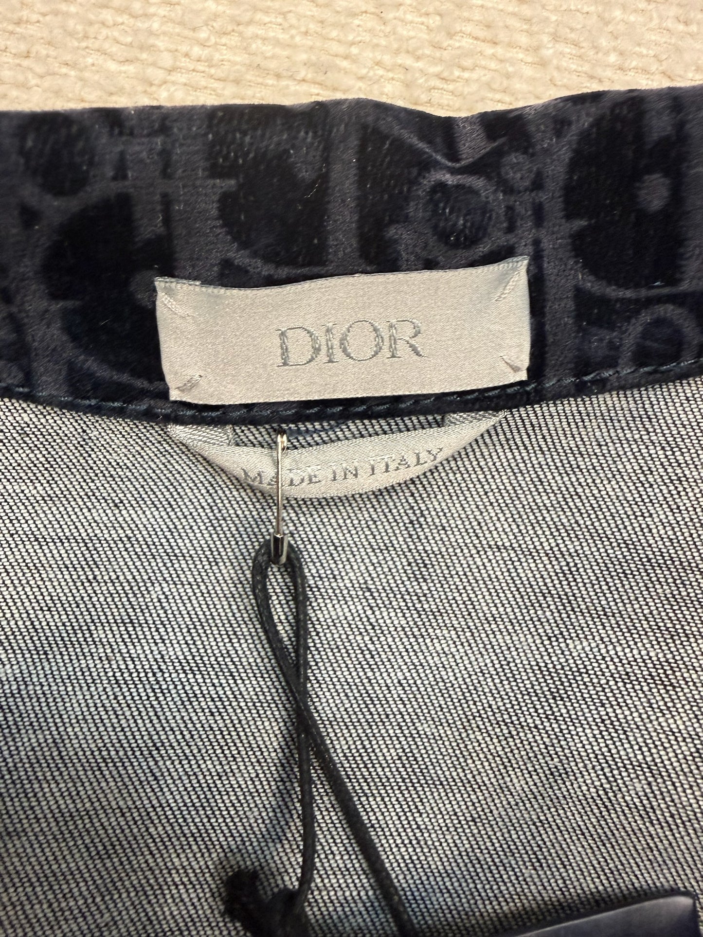 Dior Oblique Overshirt Navy Blue