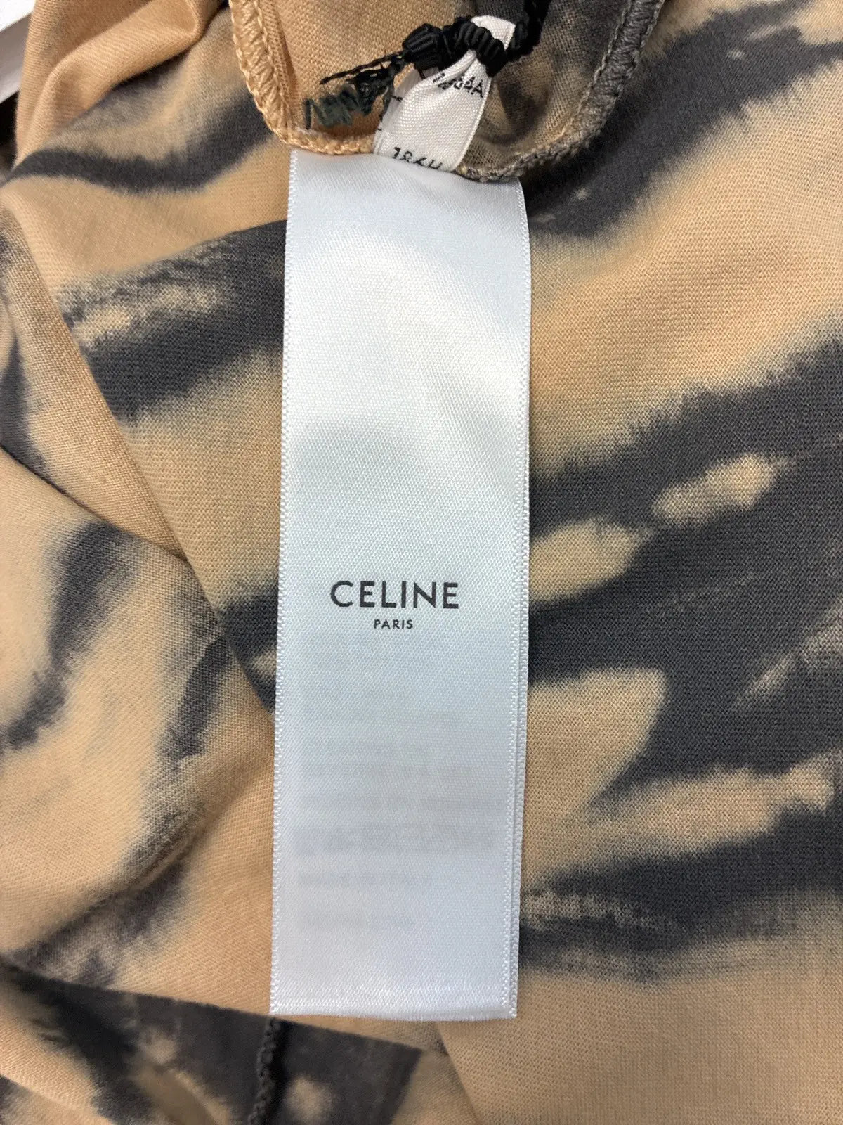 Celine Loose Logo Tie Dye T Shirt