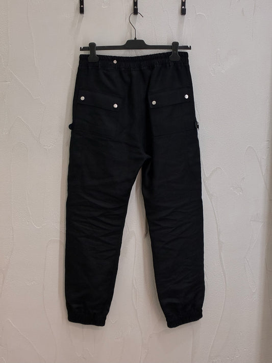 Rick Owens Bauhaus Black Cargo Pants
