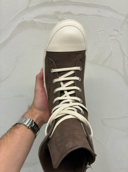 Rick Owens Saddle Milk Porterville Sneakers