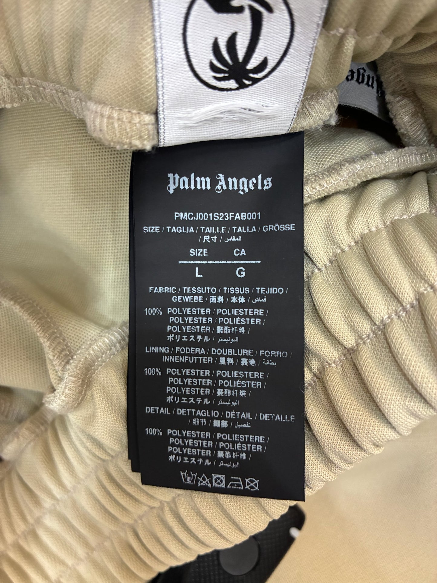 Palm Angels Tracks Pants Beige