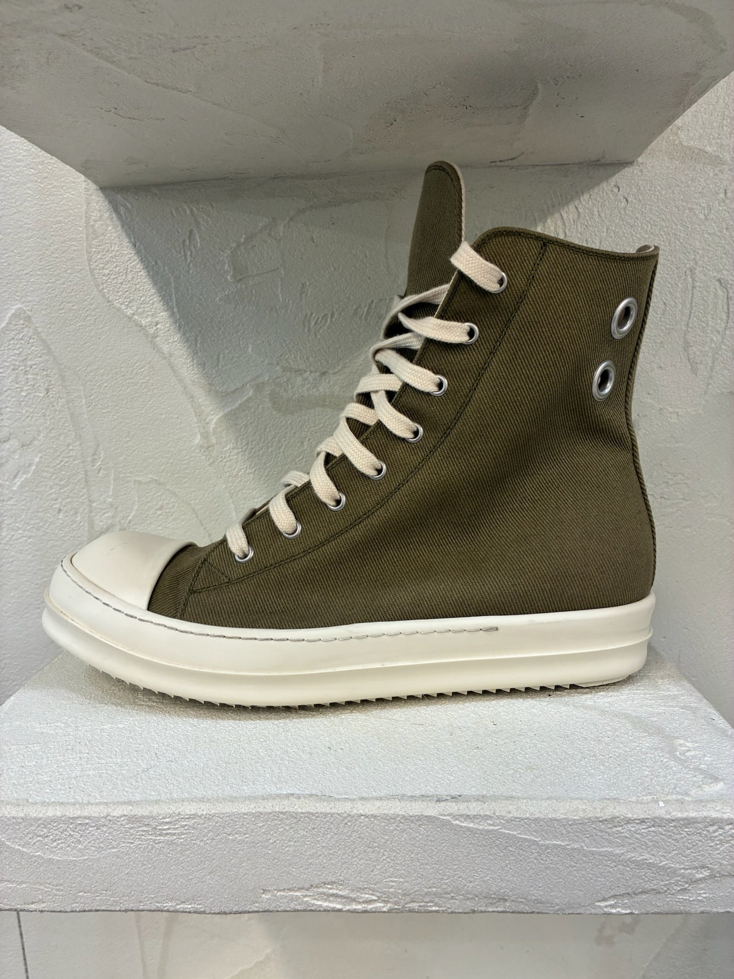 Rick owens DRKSHDW Luxor High Tops 'Pale Green'