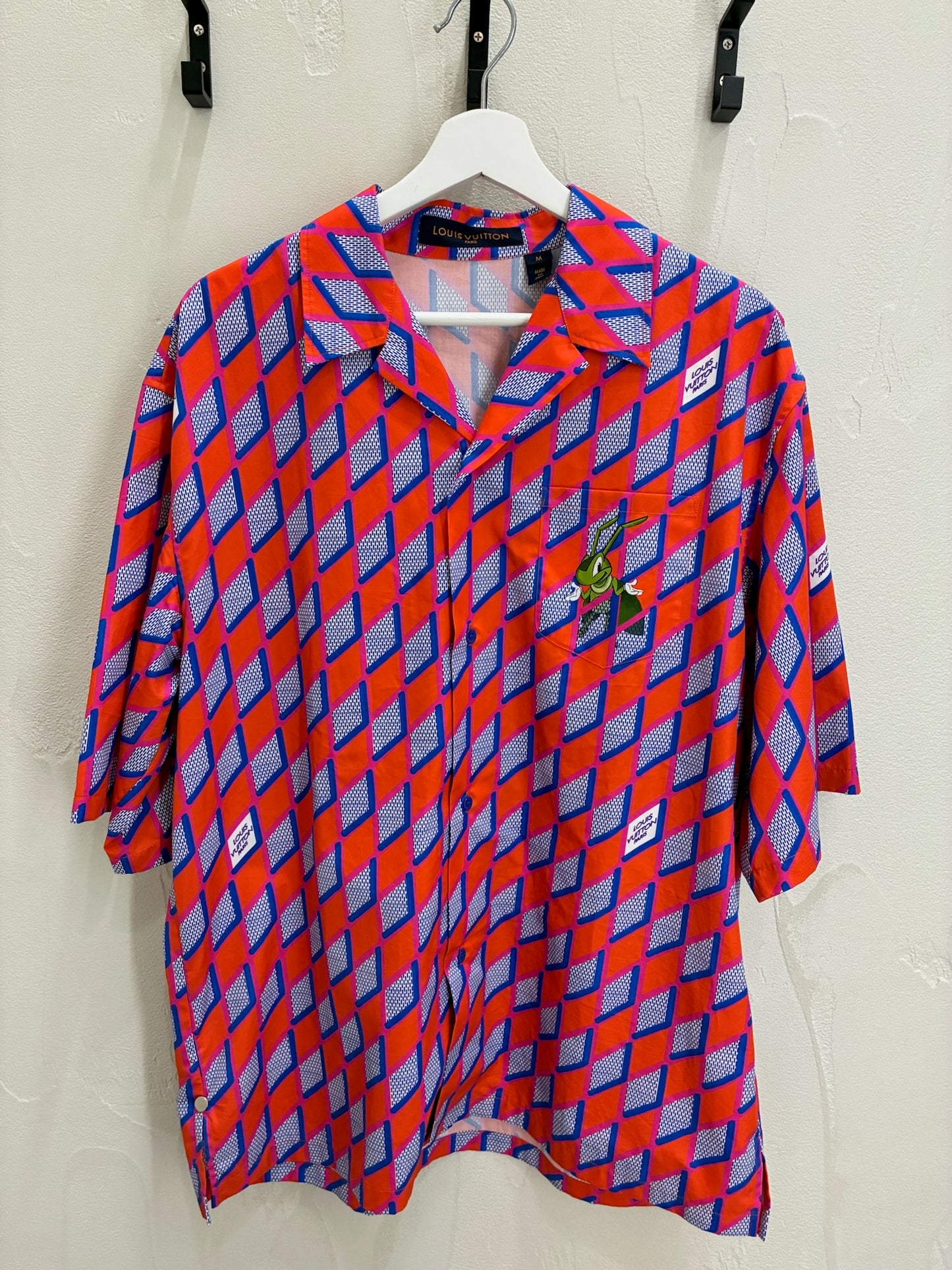 Louis Vuitton Diamond Damier Cricket Logo Shirt