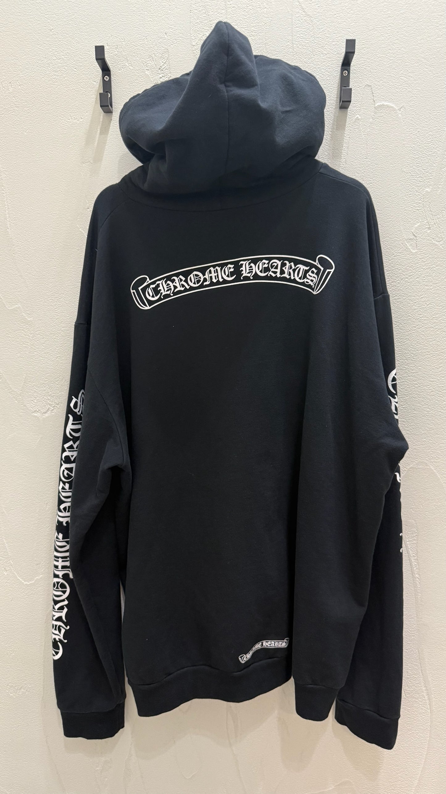 Chrome Hearts Scroll Logo Hoodie