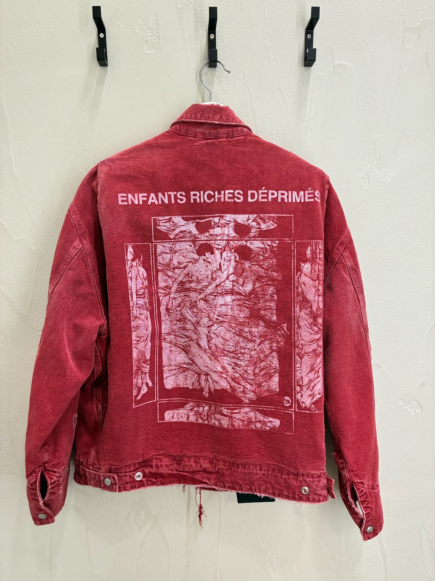 Enfant Riches Deprimes Italian Romance Zip Up Jacket 'Red"