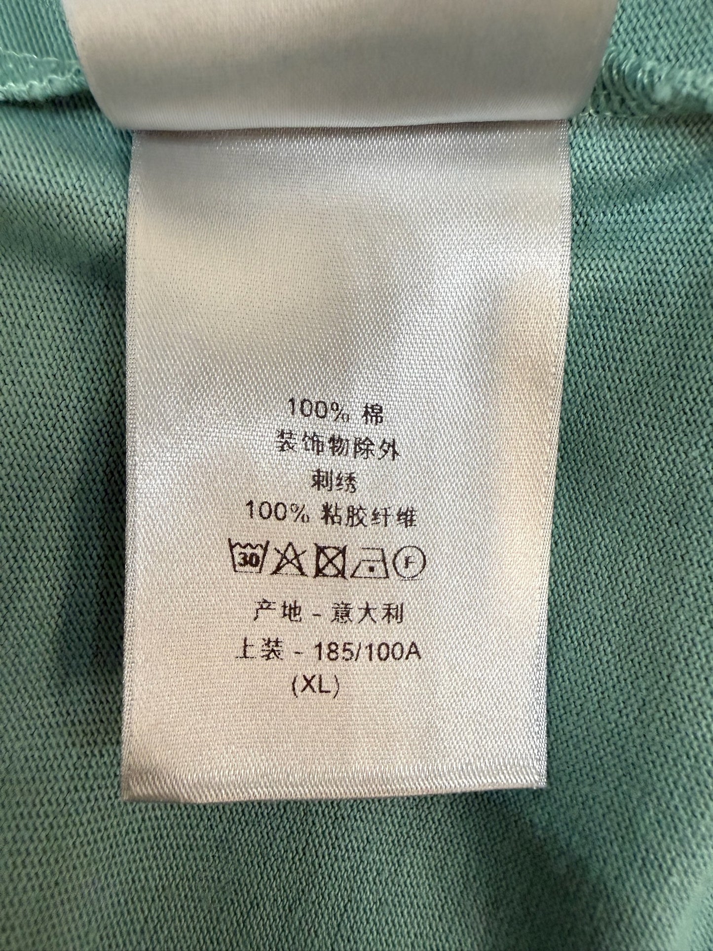 Dior CD Icon Relaxed Fit T-Shirt Sea Green