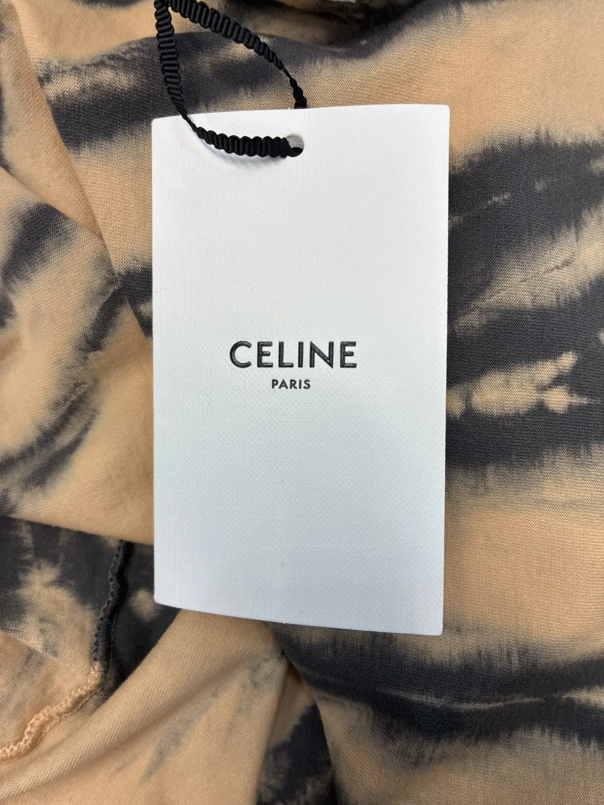 Celine Loose Logo Tie Dye T Shirt