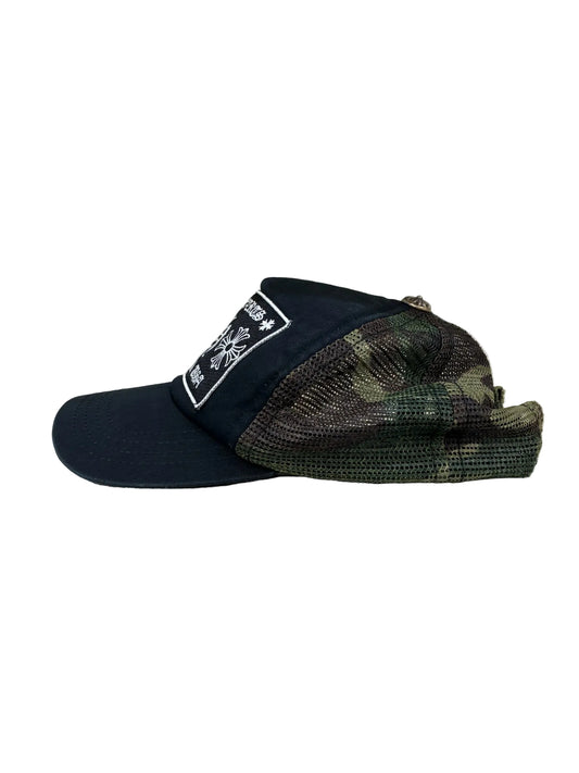 Chrome Hearts Camo CH Hollywood Trucker Hat