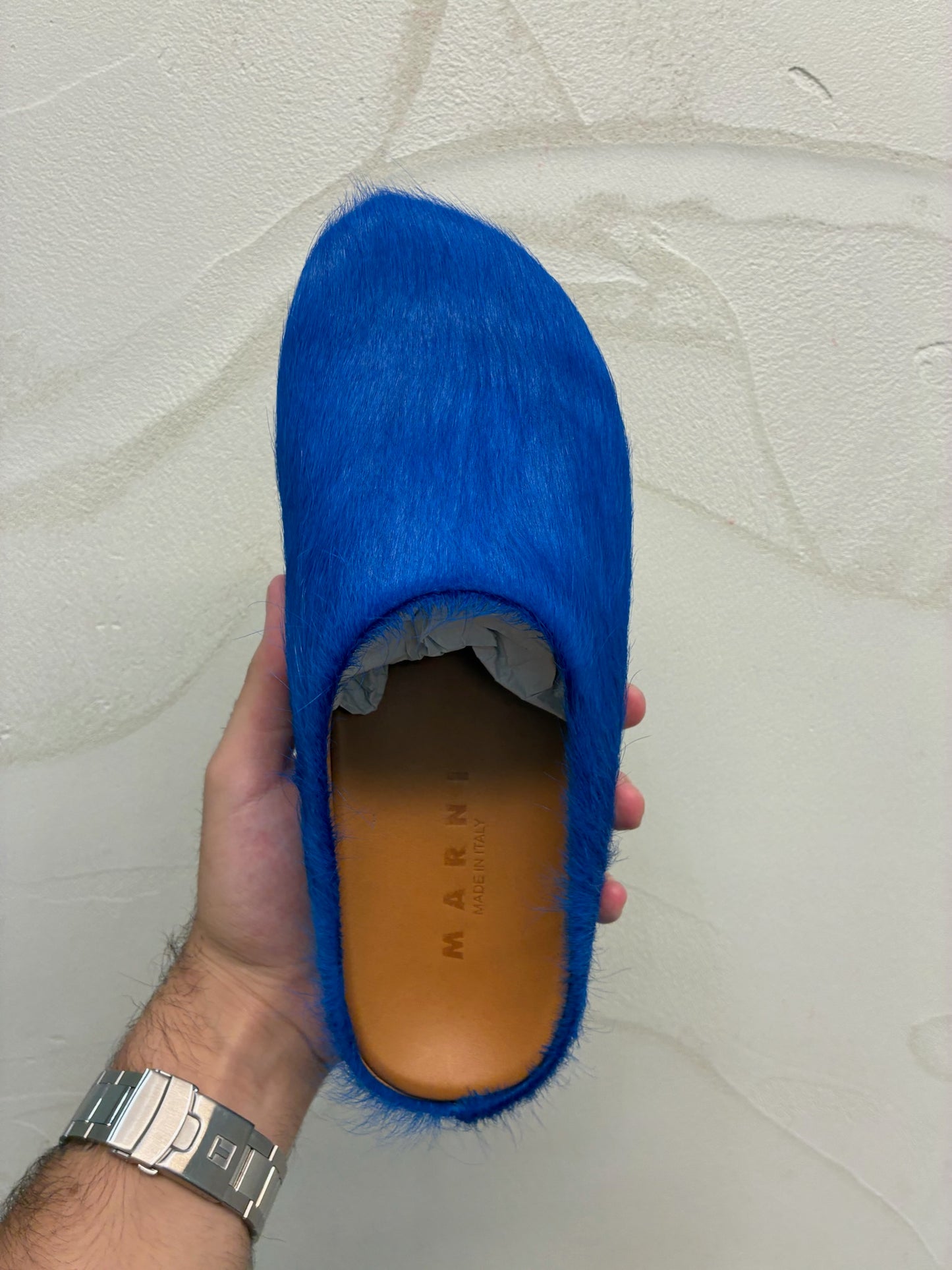 Marni Blue Fussbet Sabot