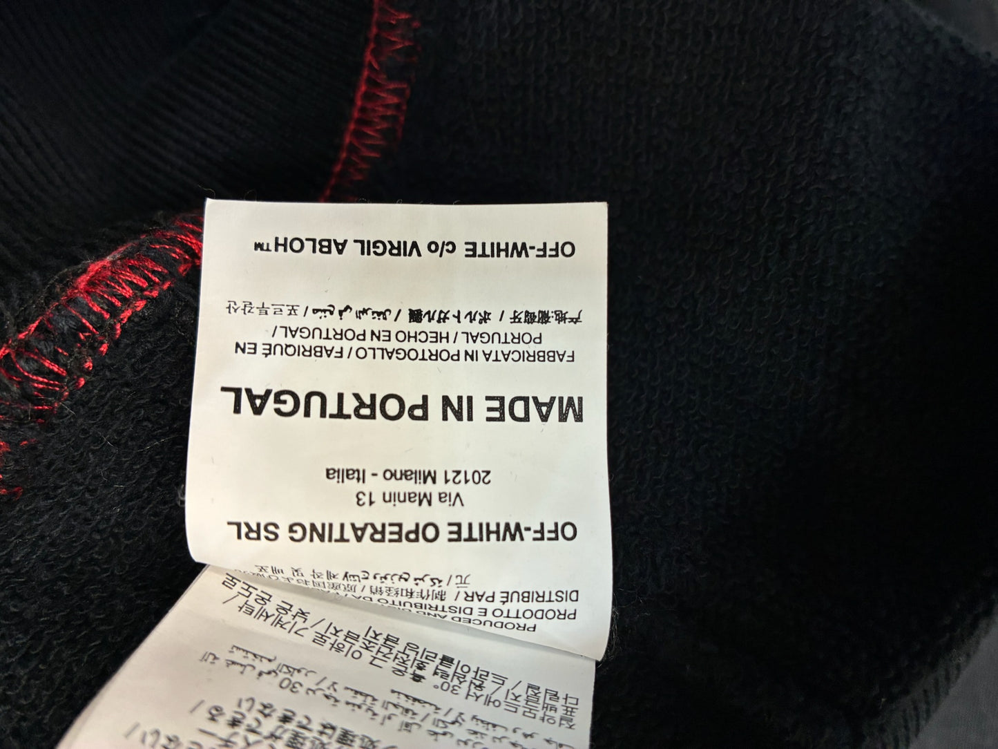 Off-White Undercover Skeleton RVRS Hoodie