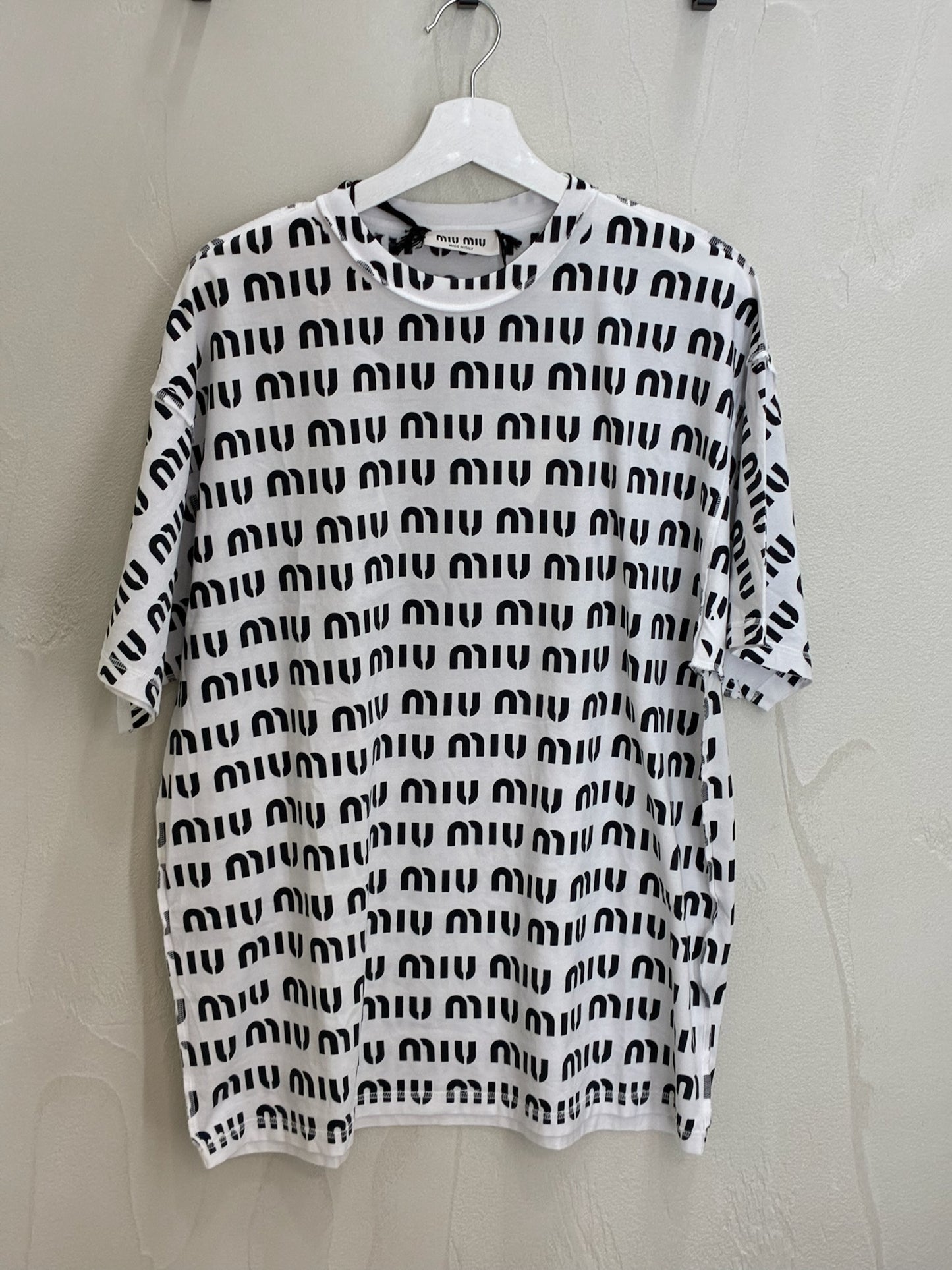 Miu Miu Print Cotton T-Shirt