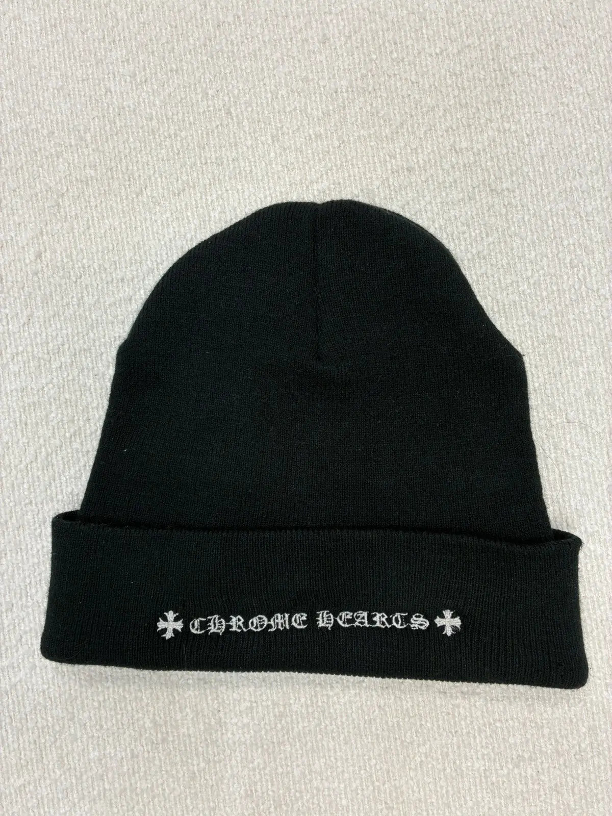 Chrome Hearts Black Beanie