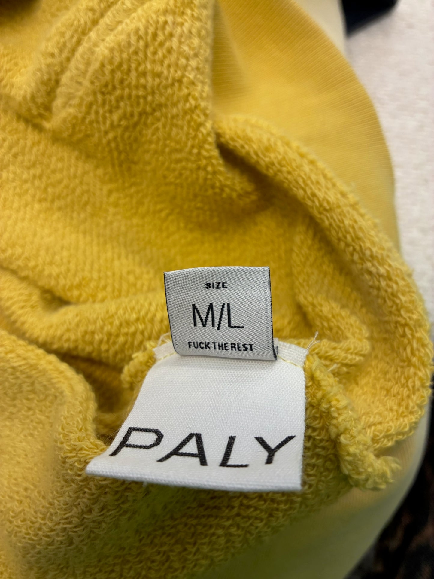 PALY: Yellow 'EPDS' Hoodie