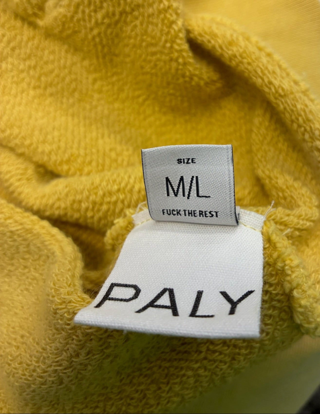 PALY Yellow 'EPDS' Hoodie