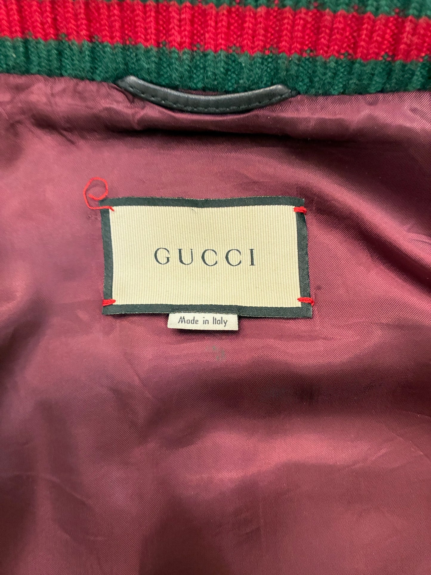 Gucci leather Jacket