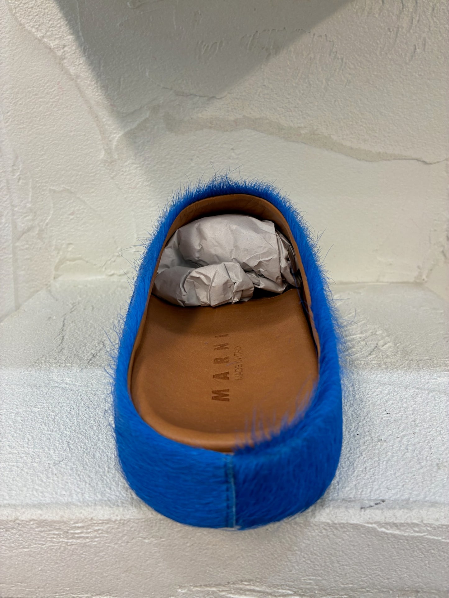 Marni Blue Fussbet Sabot
