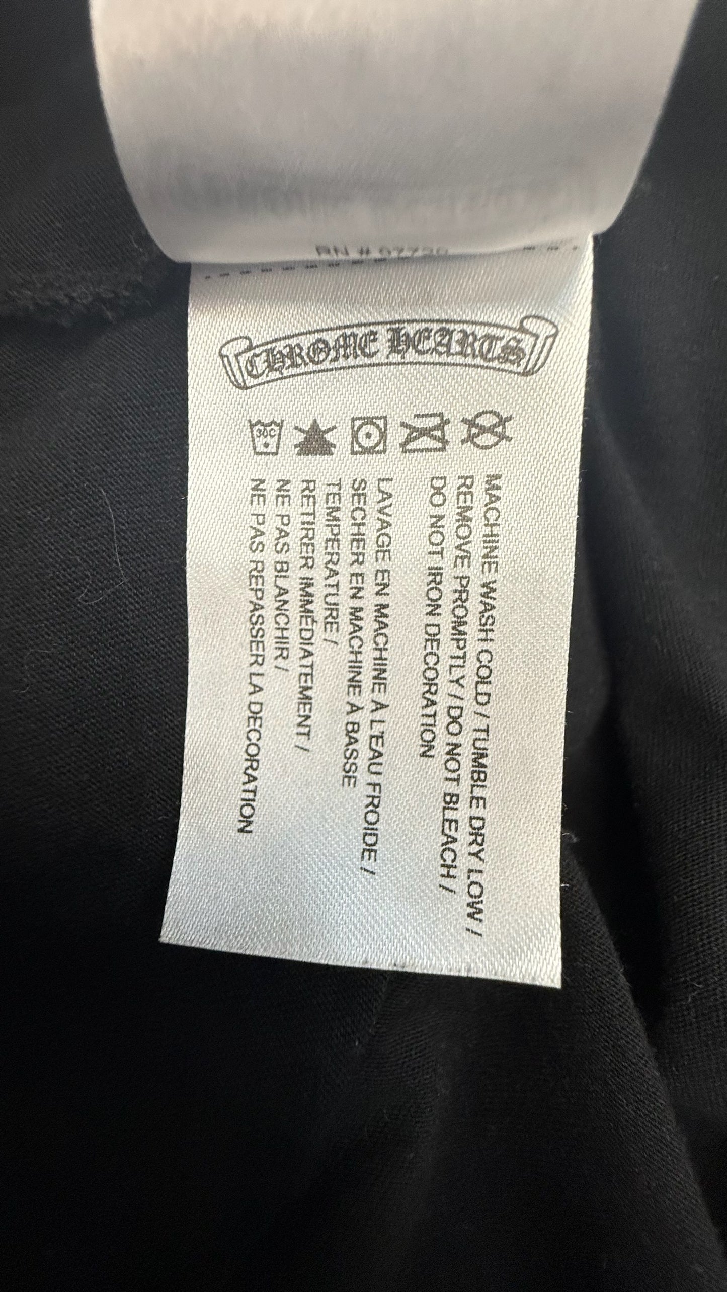 Chrome Hearts Neck Logo Long Sleeve Crewneck