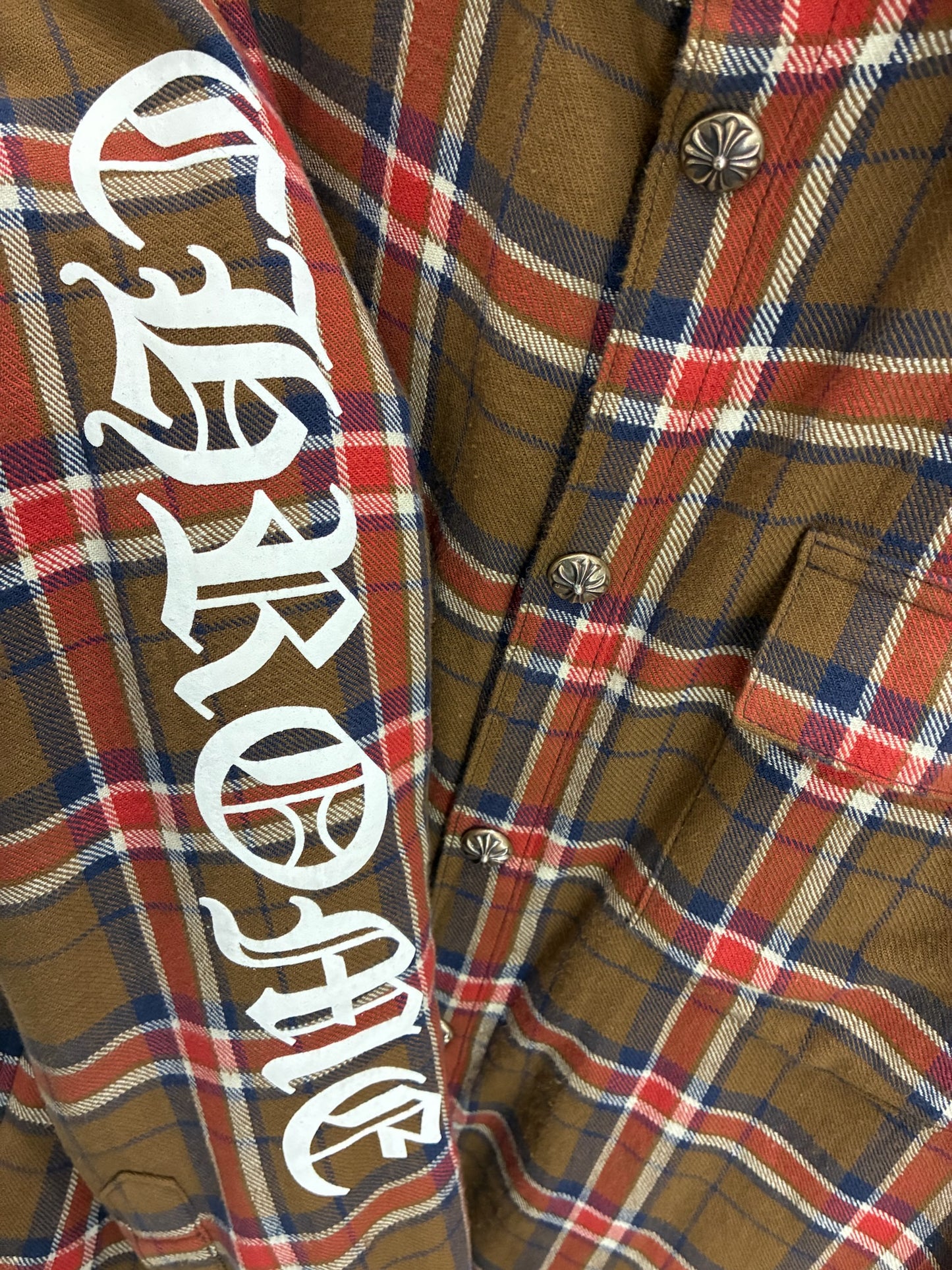 Chrome Hearts Quilted Padded Flannel