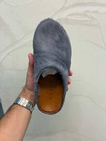 Marni Grey Fussbett Sabot