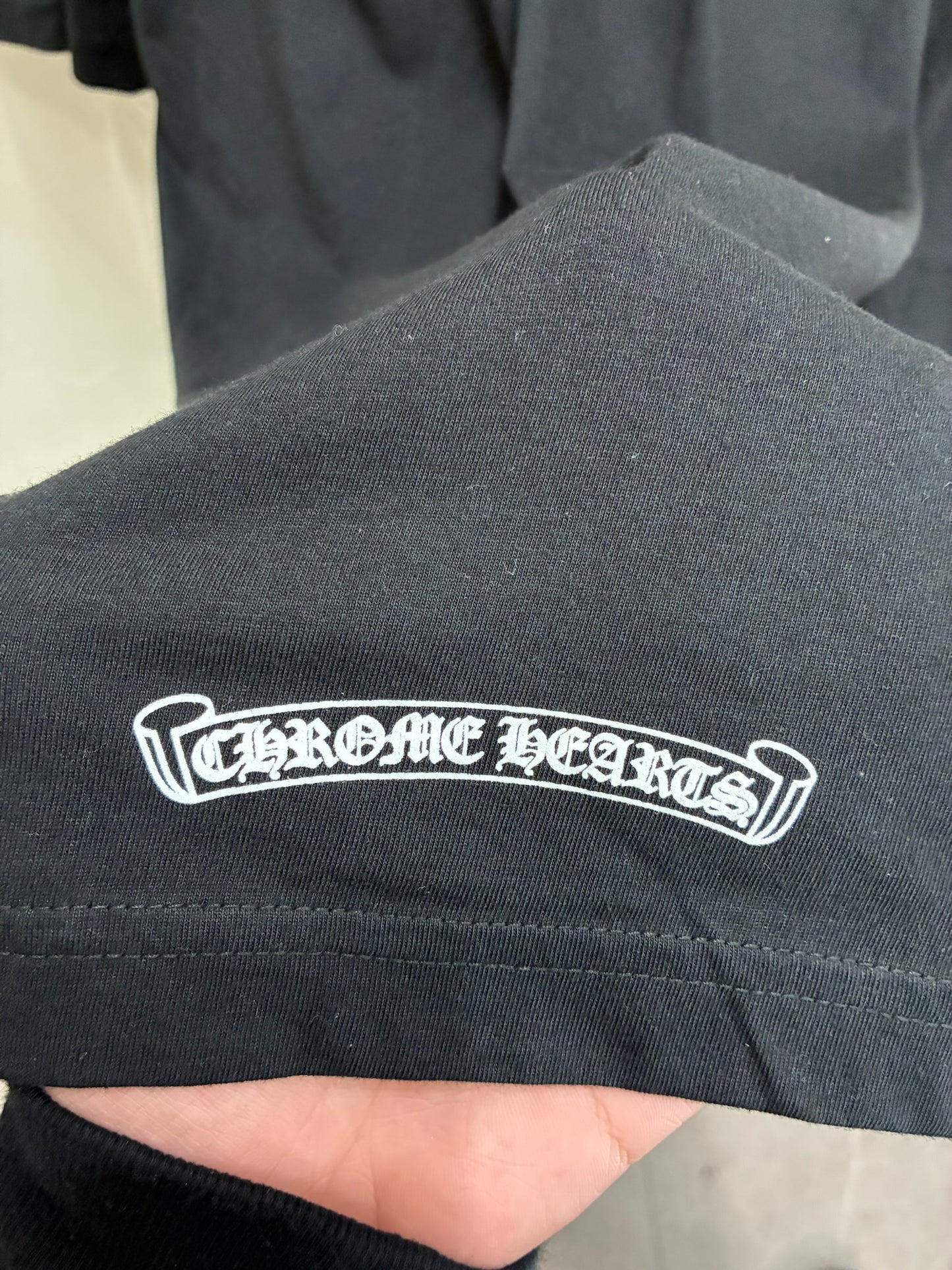 Chrome Hearts Scroll Logo T-Shirt