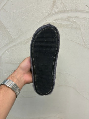 Marni Grey Fussbett Sabot