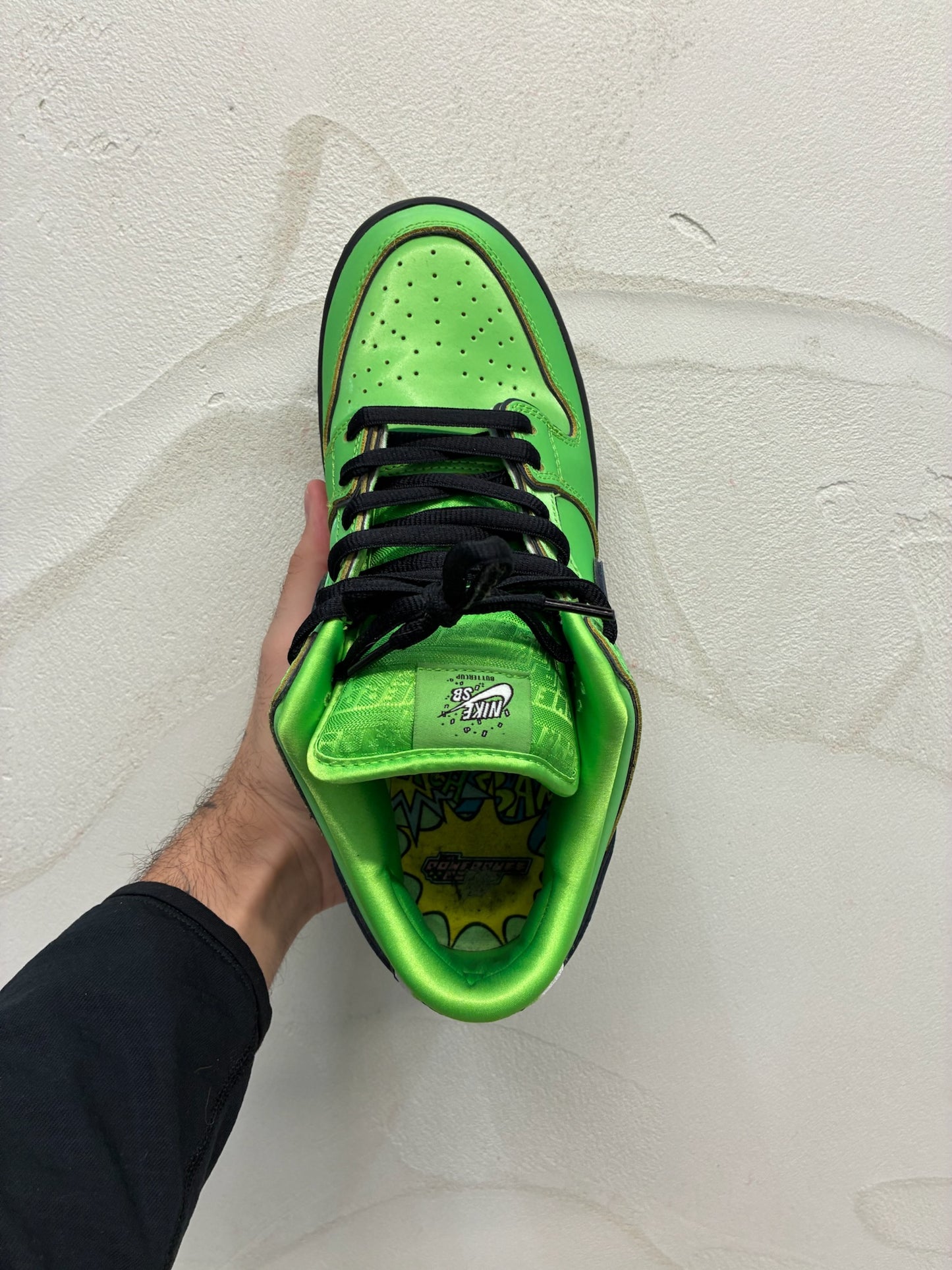 the Powerpuff Girls x Dunk Low Pro SB QS 'Buttercup'
