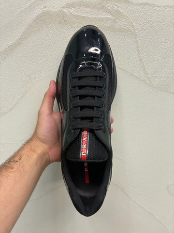 Prada America's Cup Black Patent Leather