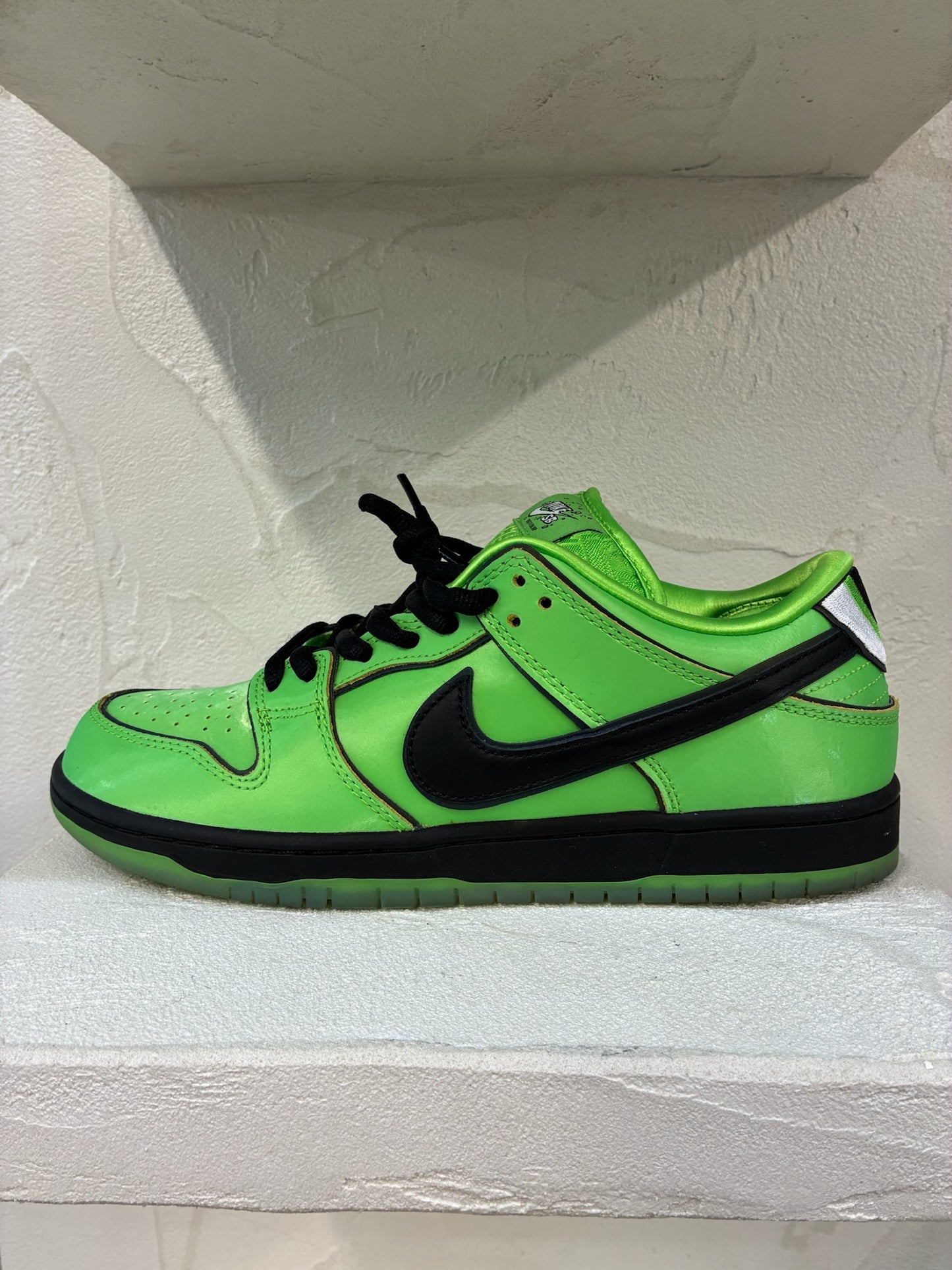 the Powerpuff Girls x Dunk Low Pro SB QS 'Buttercup'