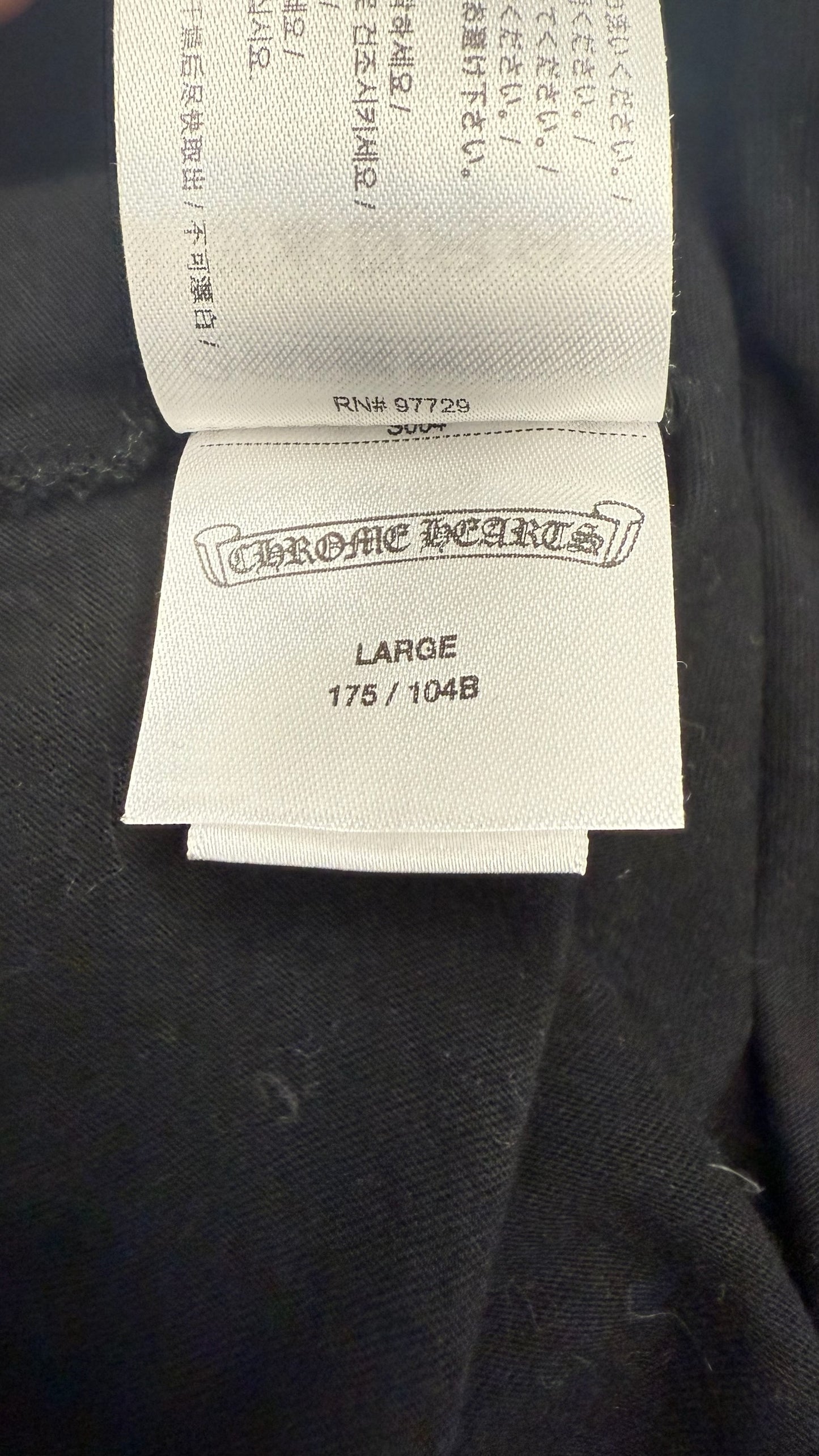Chrome Hearts Neck Logo Long Sleeve Crewneck
