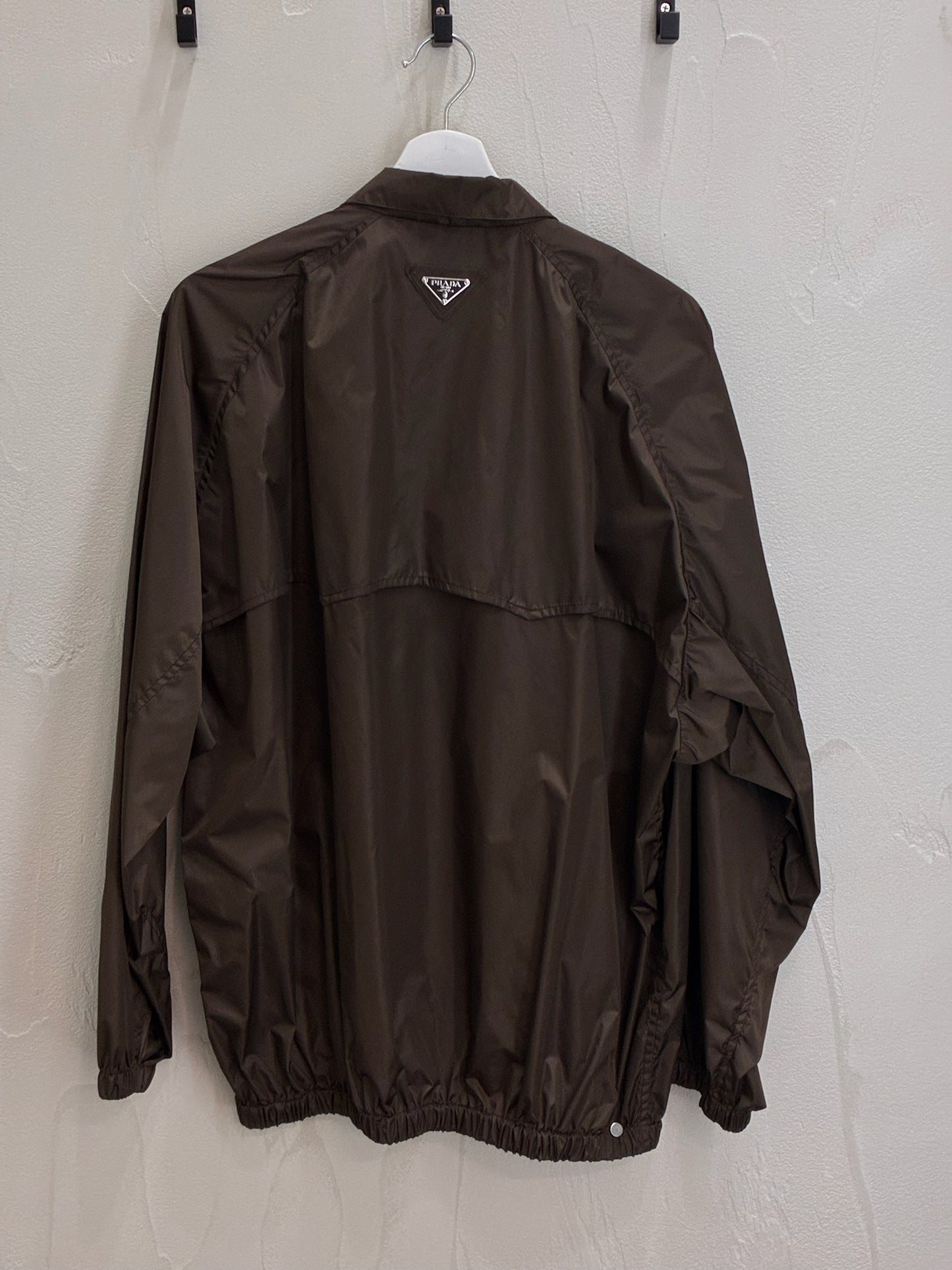 Prada Brown Nylon Windbreaker