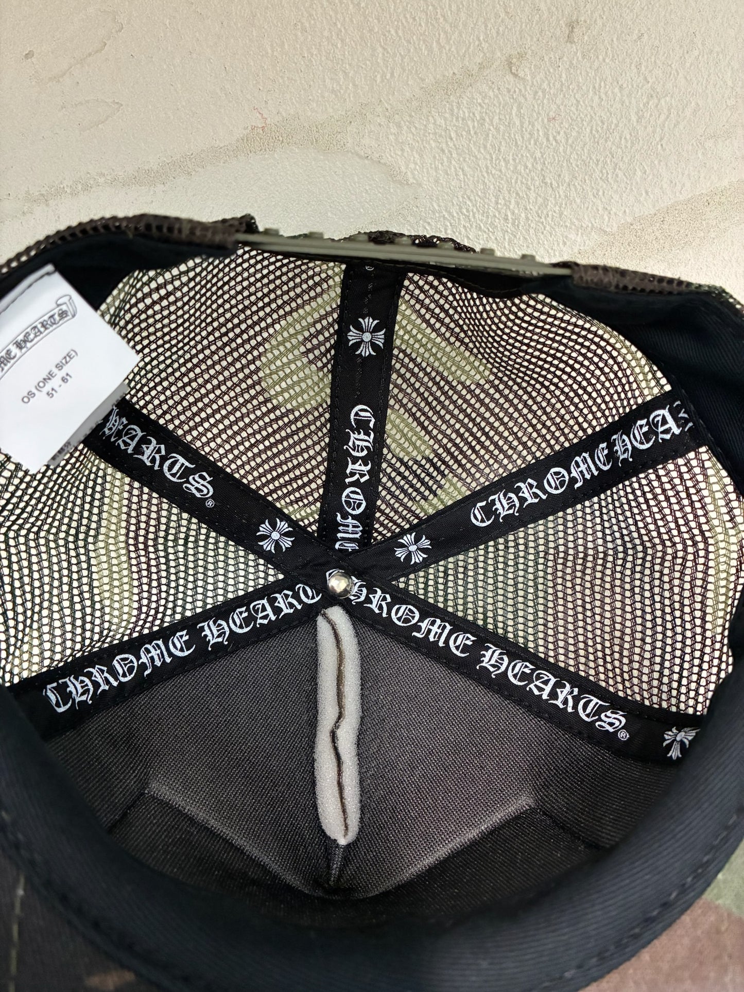 Chrome Hearts CH Hollywood Trucker Hat Camo
