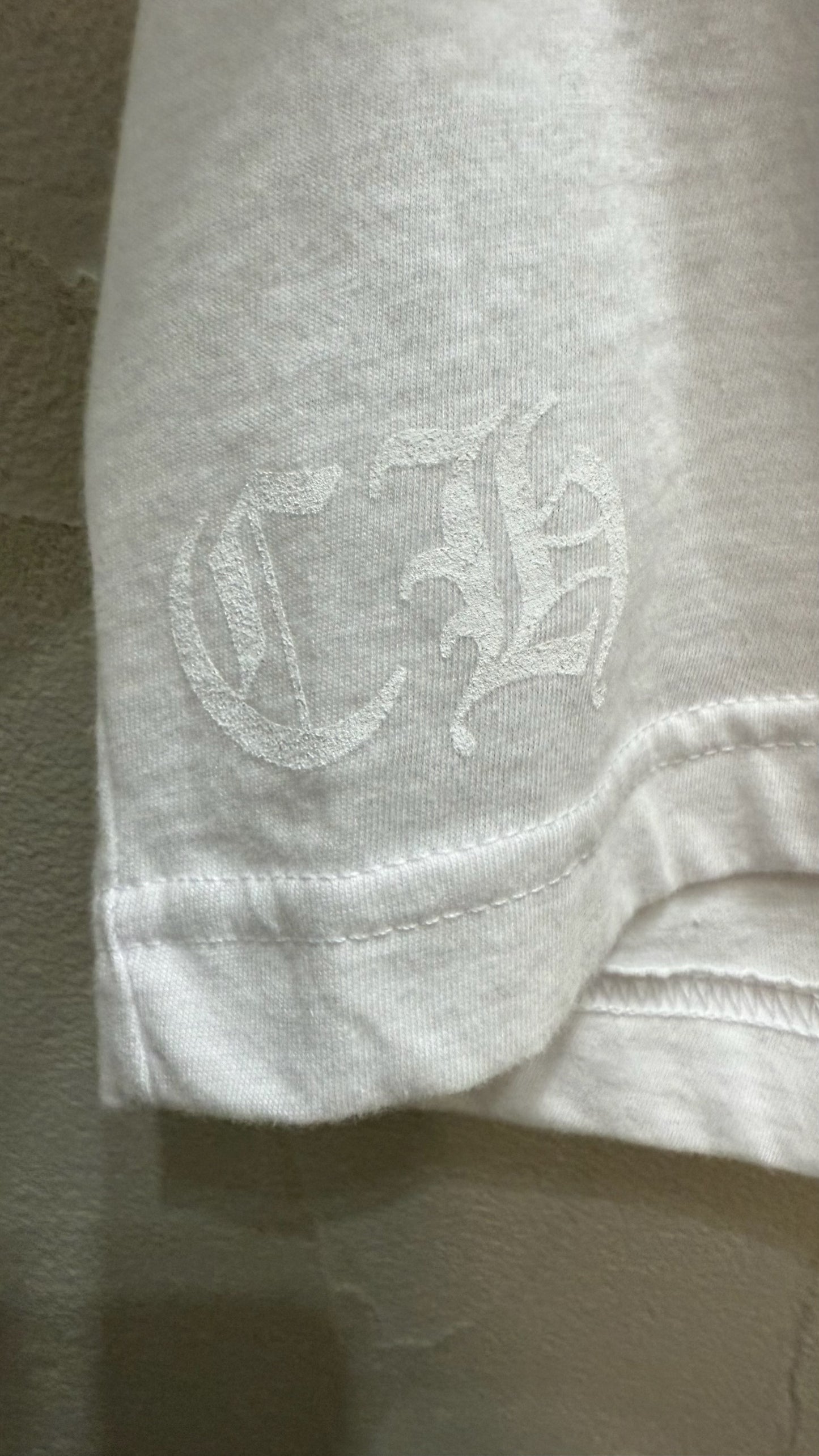 Chrome Hearts Las Vegas Horseshoe White T-Shirt