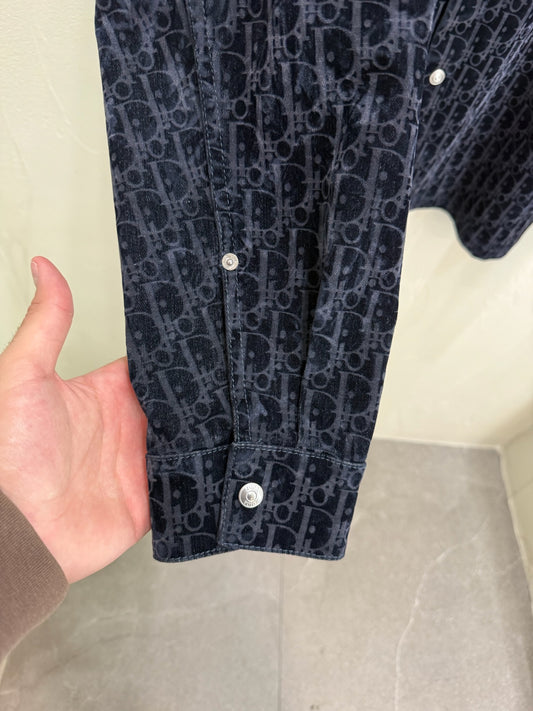 Dior Oblique Overshirt Navy Blue