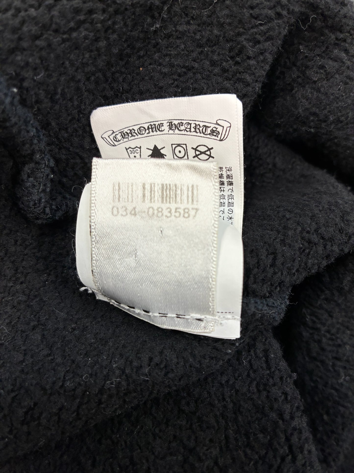 Chrome Hearts King Taco Triple Cross Embroidered Pullover Hoodie Black