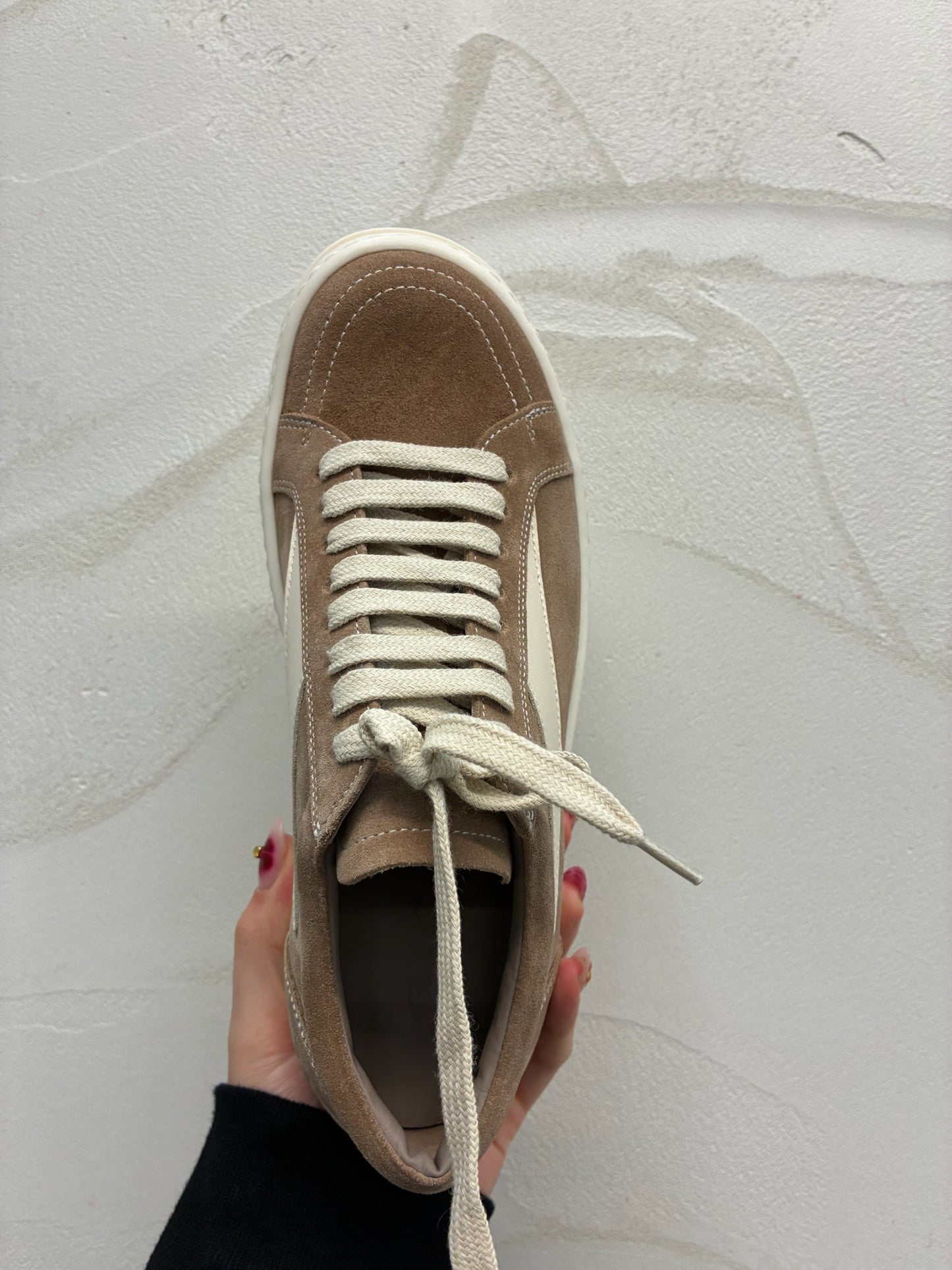 Rick Owens Vintage leather lace up sneakers