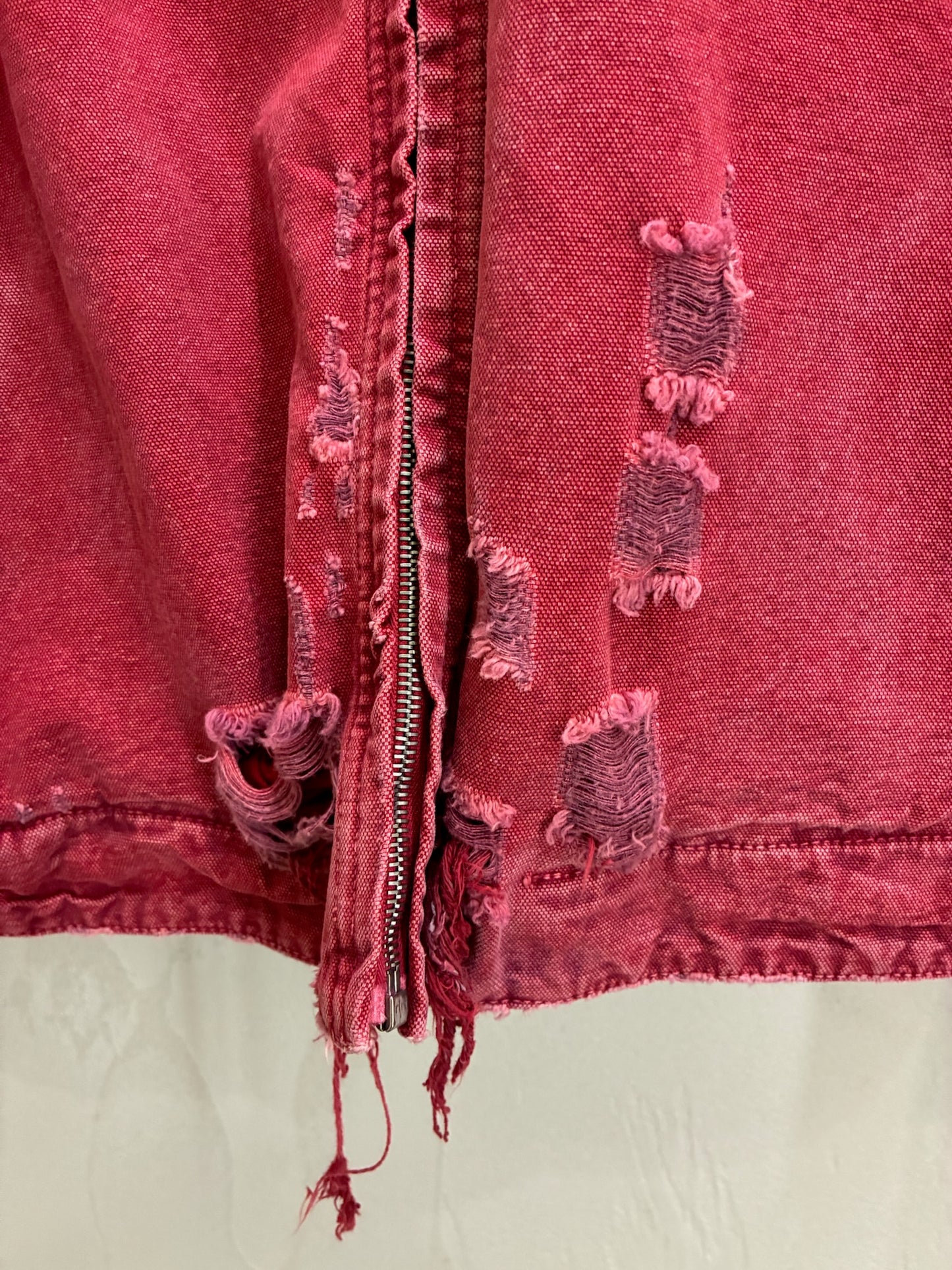 Enfant Riches Deprimes Italian Romance Zip Up Jacket 'Red"