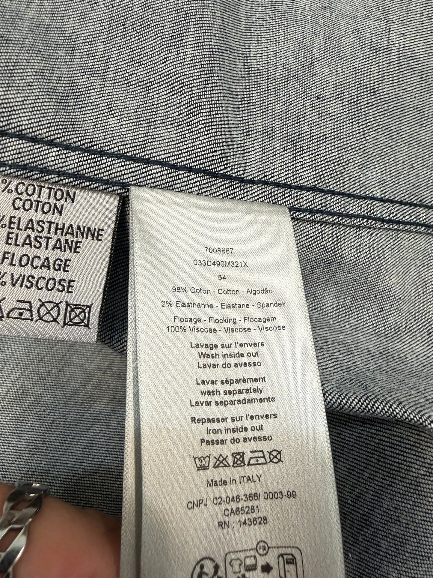 Dior Oblique Overshirt Navy Blue