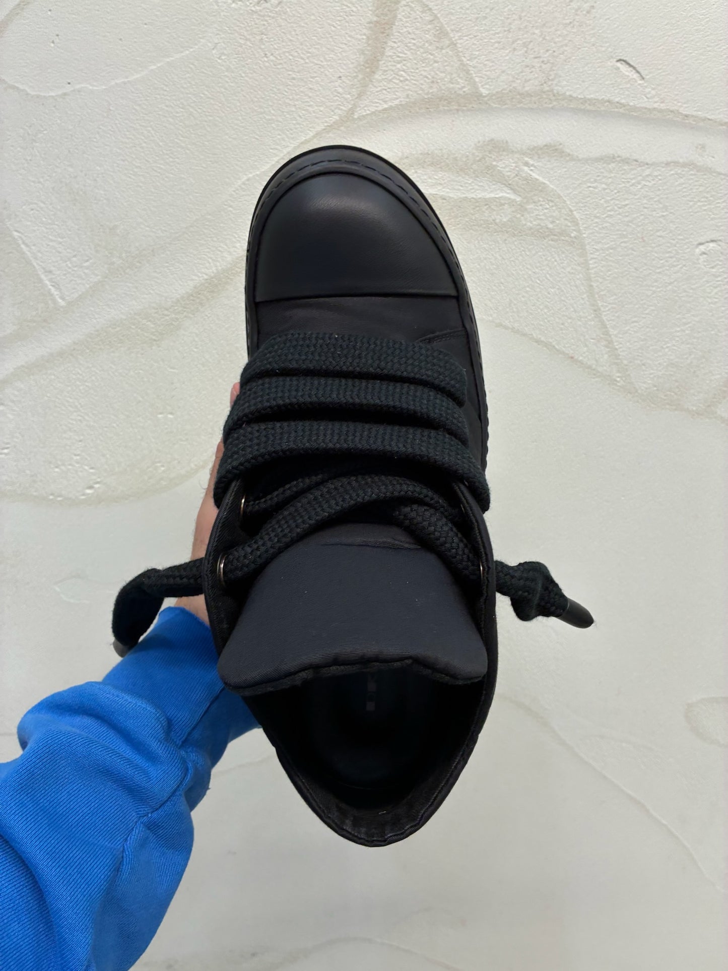 Rick Owens DRKSHDW HOLLYWOOD Jumbo Lace Puffer Low Sneaks