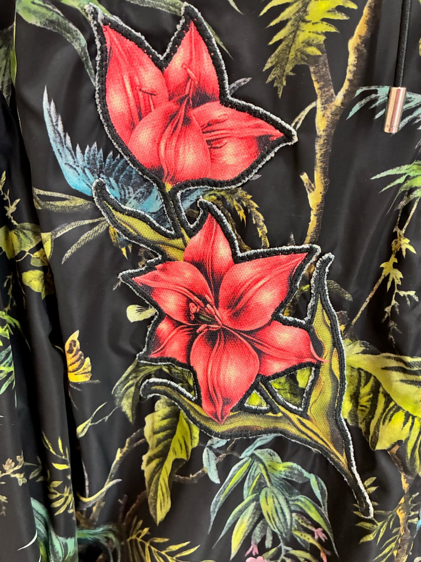 Gucci Hooded Tropical Jacket