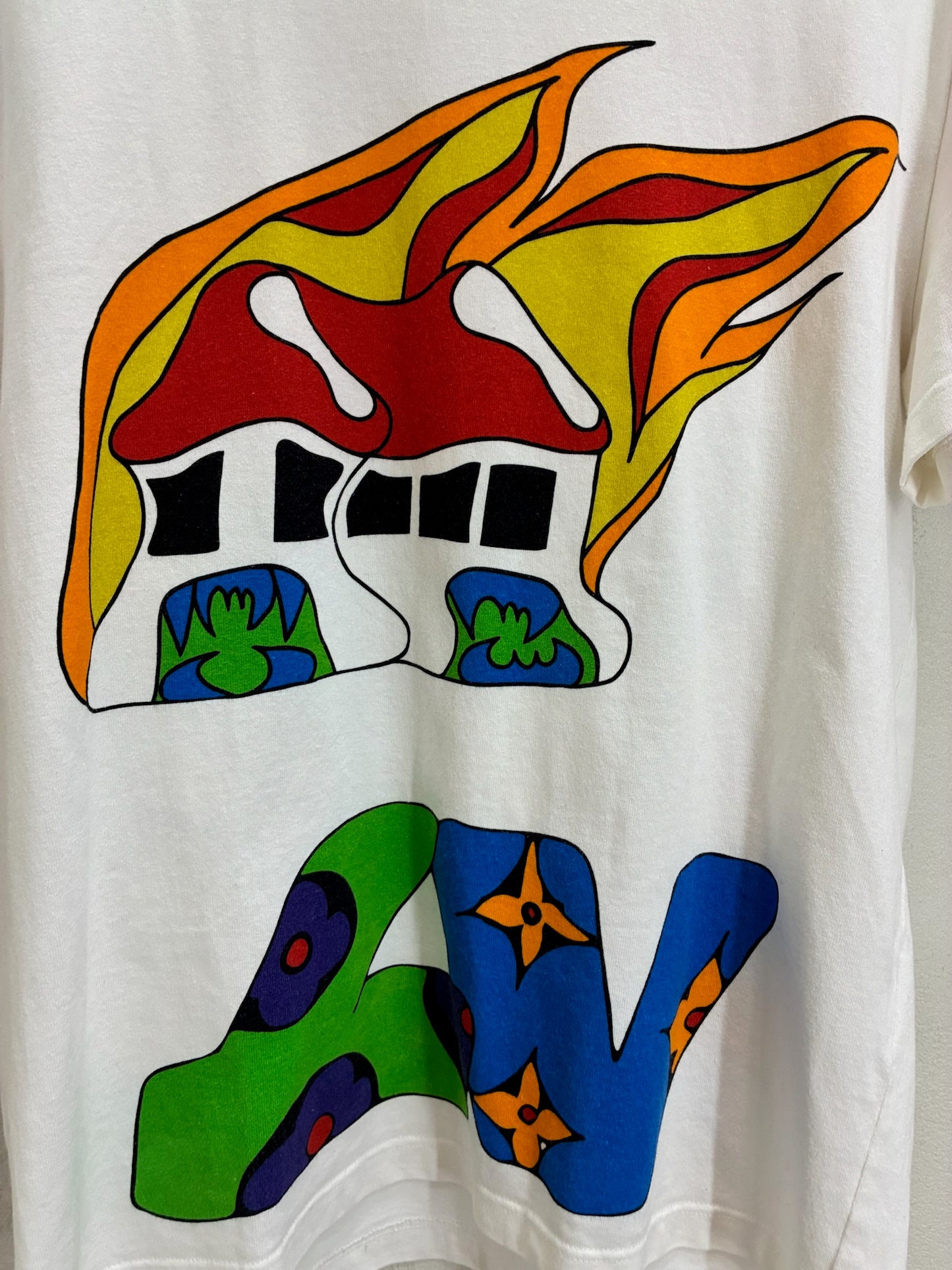 Louis Vuitton SS21 Cartoon Logo Print T-shirt