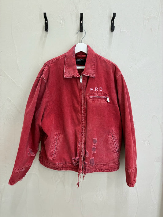 Enfant Riches Deprimes Italian Romance Zip Up Jacket 'Red"
