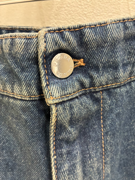 Prada Cargo Jeans Blue